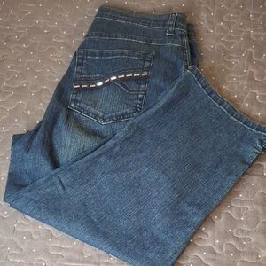 Gloria Vanderbilt Women's Blue Amanda Capri Jeans size 6